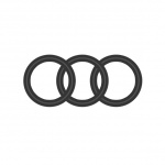 Pierścienie silikonowe - Perfect Fit Silicone 3 Ring Kit Medium Black