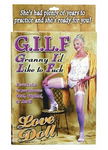 Pipedream Dolls - Lalka dmuchana STARSZA PANI, 3 otwory