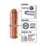 Pipedream - Fantasy X-Tension - NAKŁADKA na penisa poszerzająca 2,5cm  + środek czyszczący