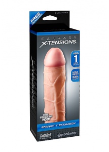Pipedream - Fantasy X-Tension - NAKŁADKA na penisa poszerzająca 2,5cm  + środek czyszczący