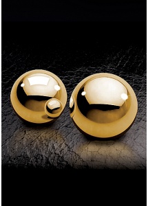 PIPEDREAM Fetish Fantasy Gold - Eleganckie kulki waginalne ZŁOTE
