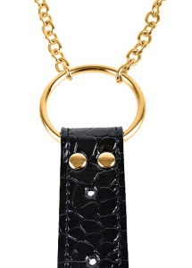 PIPEDREAM Fetish Fantasy Gold - Eleganckie ZACISKI na sutki ZŁOTE skóra