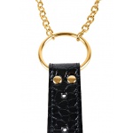 PIPEDREAM Fetish Fantasy Gold - Eleganckie ZACISKI na sutki ZŁOTE skóra