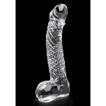 Pipedream Icicles - Realistyczne DILDO szklane przezroczyste 16,5 cm punkt G i P