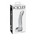 Pipedream Icicles - Realistyczne DILDO szklane przezroczyste 16,5 cm punkt G i P