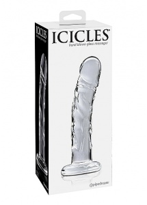 Pipedream Icicles - Realistyczne DILDO szklane przezroczyste 19 cm