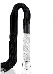 Pipedream Icicles - PEJCZ skóra bydlęca + szklane DILDO 