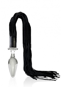 Pipedream Icicles - PEJCZ skóra bydlęca + szklane DILDO 