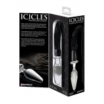 Pipedream Icicles - PEJCZ skóra bydlęca + szklane DILDO 