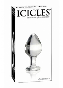 Pipedream Icicles - Plug Dildo szklany No. 25 8,7 cm 