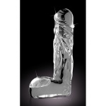 Pipedream Icicles - Plug Dildo szklany No. 40 przezroczysty 15 cm 