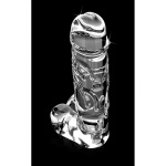 Pipedream Icicles - Plug Dildo szklany No. 40 przezroczysty 15 cm 