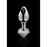 Pipedream Icicles - Plug Dildo szklany No. 44 przezroczysty 8 cm 
