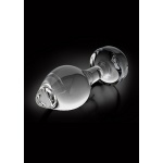 Pipedream Icicles - Plug Dildo szklany No. 44 przezroczysty 8 cm 