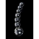 Pipedream Icicles - Plug Dildo szklany No. 66 prążkowany wygięty