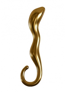 Pipedream Icicles - PLUG szklany  ZŁOTY 17cm PUNKT G i P