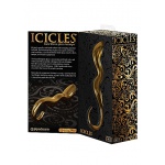 Pipedream Icicles - PLUG szklany  ZŁOTY 17cm PUNKT G i P