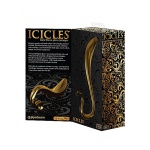 Pipedream Icicles - PLUG szklany  ZŁOTY 17cm PUNKT G i P