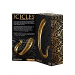 Pipedream Icicles - PLUG szklany  ZŁOTY 16,5cm 