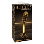 Pipedream Icicles - PLUG szklany  ZŁOTY 17cm