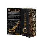 Pipedream Icicles - PLUG szklany  ZŁOTY 16cm 