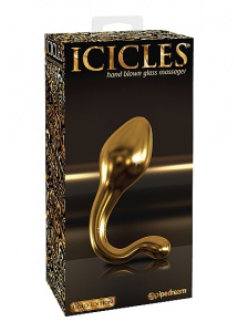 Pipedream Icicles - PLUG szklany  ZŁOTY 11cm 