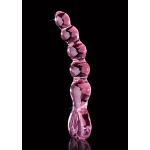 Pipedream Icicles - PLUG szklany przezroczysty prążkowany FIOLET