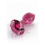 Pipedream Icicles - PLUG szklany przezroczysty kryształ rożowy