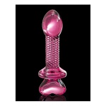 Pipedream Icicles - Plug szklany No. 82 przezroczysty rózowy 10,2cm