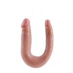 Pipedream King Cock - dildo DWIE GRUBOŚCI PODWÓJNE naturalne PVC - MAŁE 