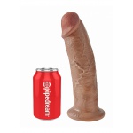 Pipedream King Cock - dildo realistyczne JAK PRAWDZIWE śniade 25cm (10")