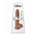 Pipedream King Cock - dildo realistyczne z jądrami JAK PRAWDZIWE śniady 26cm (10")