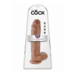 Pipedream King Cock - dildo realistyczne z jądrami JAK PRAWDZIWE śniady 28cm (11")