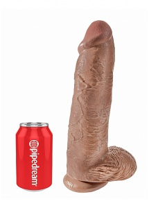 Pipedream King Cock - dildo REALISTYCZNE naturalne z jądrami 30cm (12")