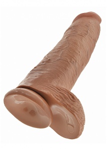 Pipedream King Cock - dildo REALISTYCZNE naturalne z jądrami 30cm (12")