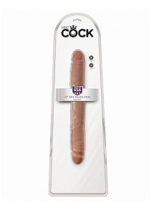 Pipedream King Cock - dildo realistyczne SLIM PODWÓJNE naturalne 30cm (12")