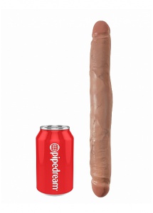 Pipedream King Cock - dildo realistyczne SLIM PODWÓJNE naturalne 30cm (12")