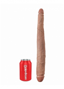 Pipedream King Cock - dildo GRUBE/CHUDE - PODWÓJNE naturalne 40cm (16")