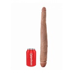 Pipedream King Cock - dildo GRUBE/CHUDE - PODWÓJNE naturalne 40cm (16")