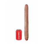 Pipedream King Cock - dildo realistyczne JAK PRAWDZIWE PODWÓJNE naturalne 40cm (16")
