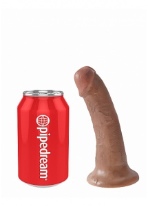 Pipedream King Cock - dildo realistyczne JAK PRAWDZIWE śniade 15cm (6")