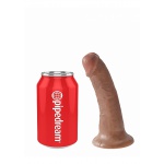 Pipedream King Cock - dildo realistyczne JAK PRAWDZIWE śniade 15cm (6")