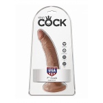 Pipedream King Cock - dildo realistyczne JAK PRAWDZIWE śniade 18cm (7")