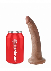 Pipedream King Cock - dildo realistyczne JAK PRAWDZIWE śniade 18cm (7")