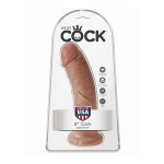 Pipedream King Cock - dildo realistyczne JAK PRAWDZIWE śniade 20cm (8")