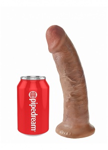 Pipedream King Cock - dildo realistyczne JAK PRAWDZIWE śniade 22cm (9")