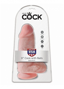 Pipedream King Cock - dildo JAK PRAWDZIWE Grubasek naturalne 22cm (9")