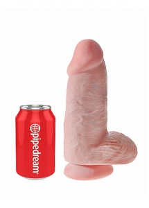 Pipedream King Cock - dildo JAK PRAWDZIWE Grubasek naturalne 22cm (9")