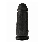 Pipedream King Cock - dildo z jądrami JAK PRAWDZIWE Grubasek czarne 22cm (9")