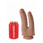 Pipedream King Cock - dildo PODWÓJNE JAK PRAWDZIWE naturalne 20cm (8")